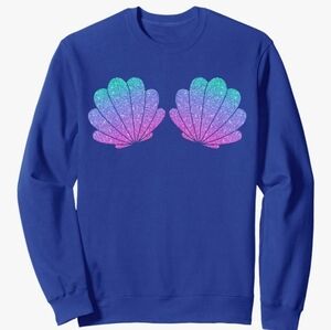 Sea Shell Bra Mermaid Sweatshirt